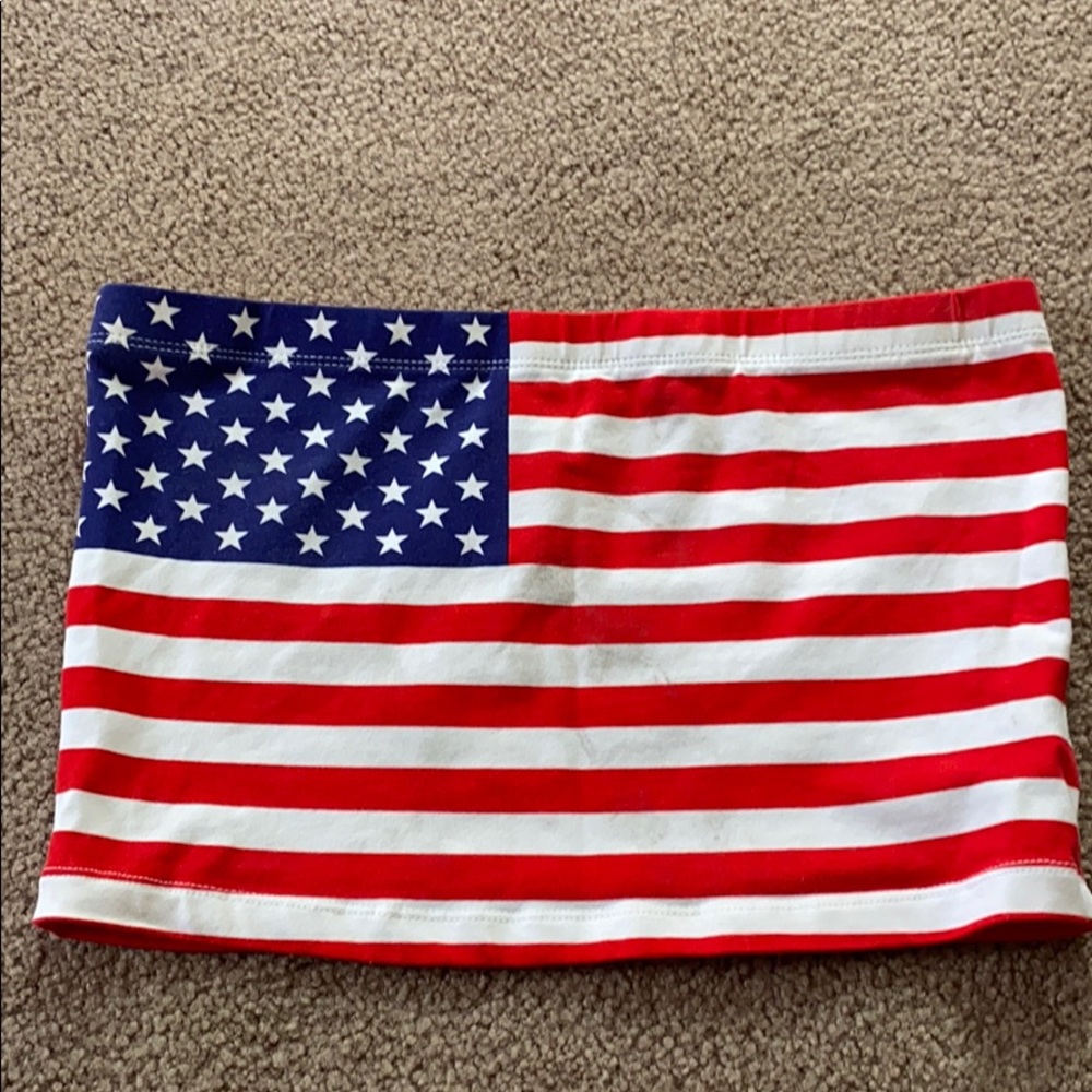 Patriotic tube top
